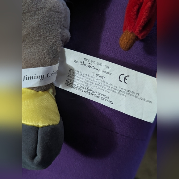 Vintage 1999 Disney Pinocchio Bean Bag plush set of 3. - Picture 9 of 13